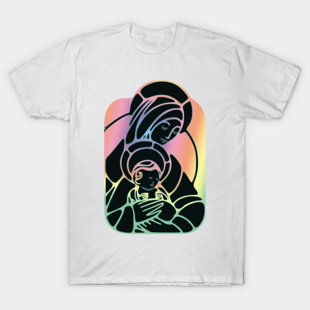 Virgin Mary T-Shirt by  Colorful&Goldie